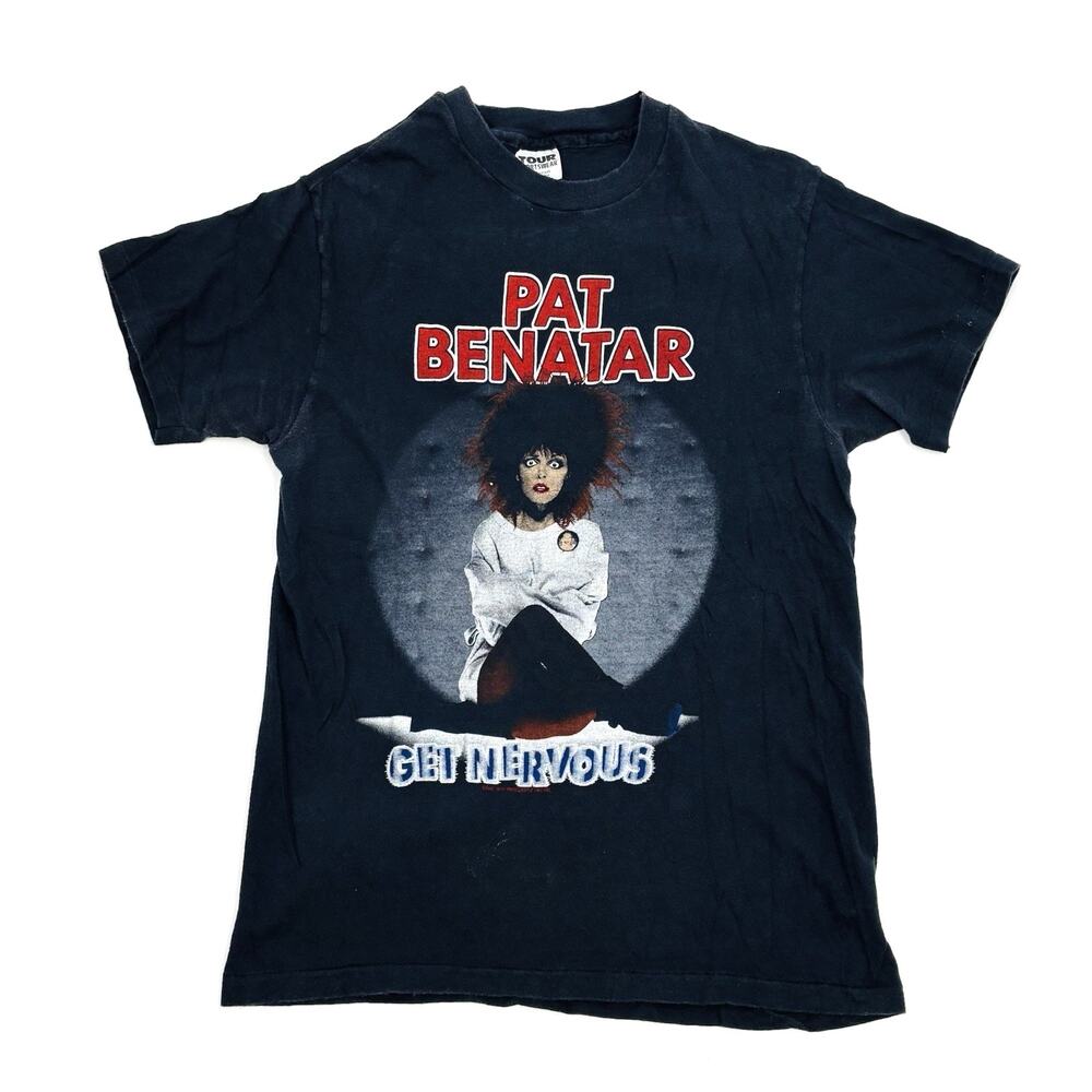Vintage Pat Benatar 1982 Get Nervous Your T Shirt Large Tour Sportswear Band